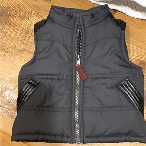 Osh Kosh Black Puffer Vest, 12 months